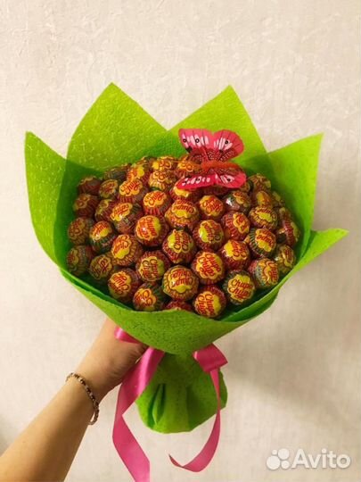 Букет из чупа чупсов