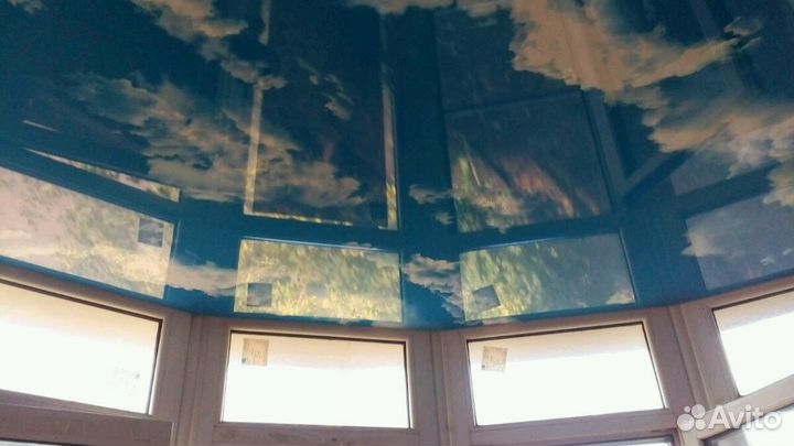 Натяжные потолки. Поластиковый окна. Отделка балко