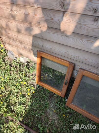 Деревянные окна со стеклопакетом бу