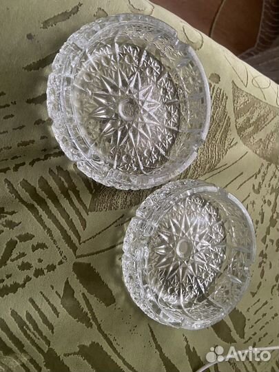 Хрустальная пепельница