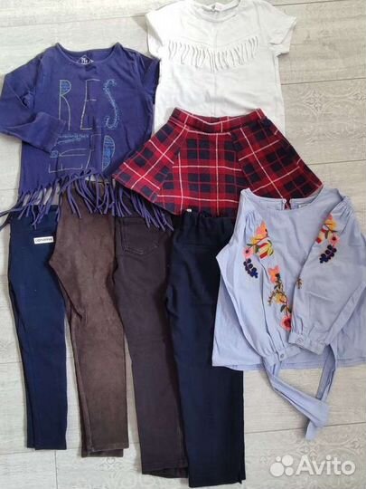 Пакет вещей для девочки zara, GAP, H&M, converse