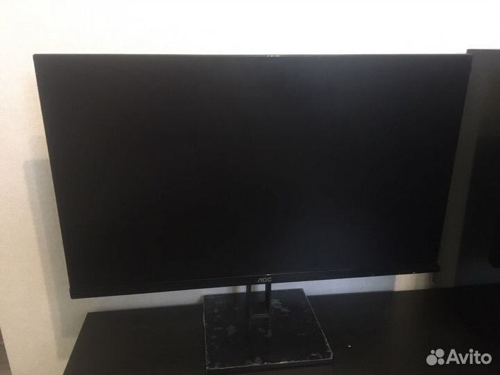 Монитор Aoc 27v2q, 1920x1070, 75гц, ips