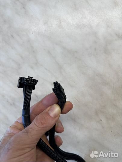 Кабель 12vhpwr to 12vhpwr 60см угловой