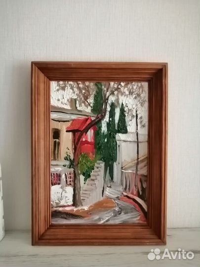 Картины.Масло. Улочки старой Ялты