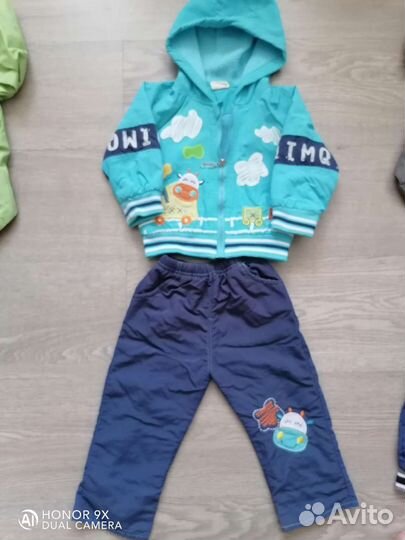 Ветровки с брюками на 1 год