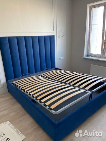 Мягкие стеновые панели и кровать