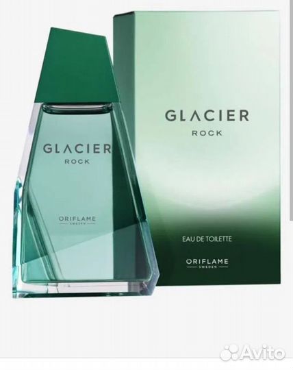 Oriflame glacier зелёный, синий, белый