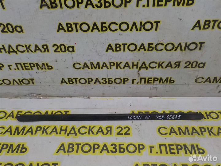 Накладка стекла заднего левого Renault Logan I 20