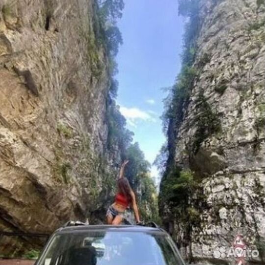 Джип-тур Абхазия: озеро Рица, Гегский водопад