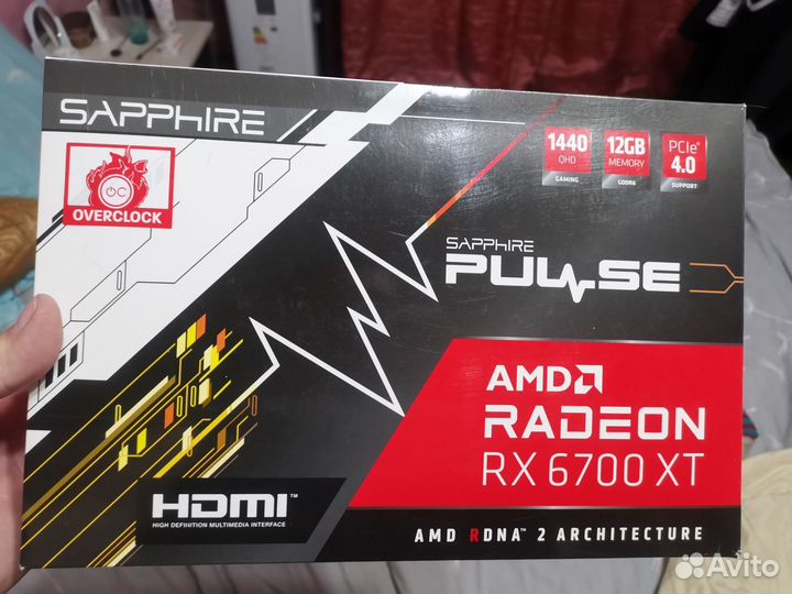 Видеокарта rx6700xt