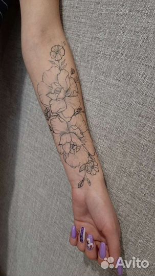 Татуировка временная и мехенди - роспись тела хной