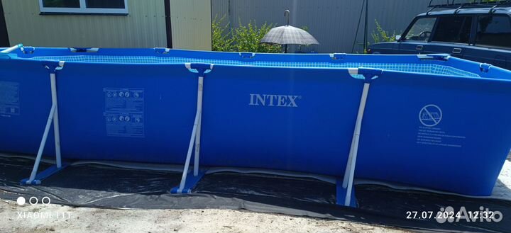 Каркасный бассейн intex