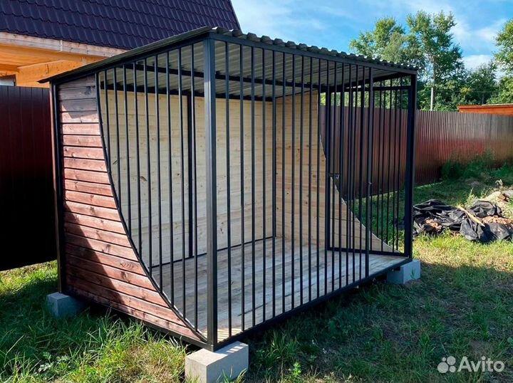 Вольер для собак опыт 6 лет
