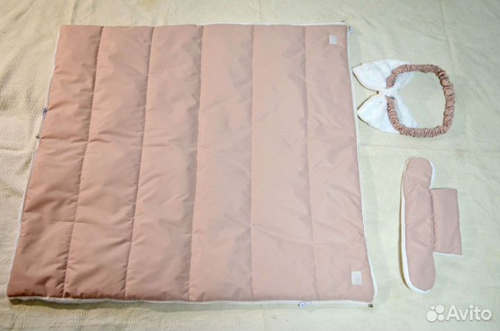 Конверт одеяло на выписку осенний