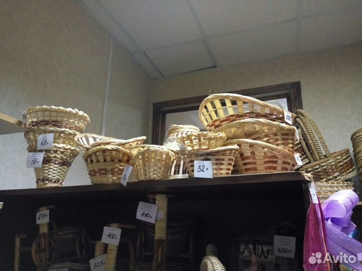 Плетеная посуда бамбук арт. 1100с