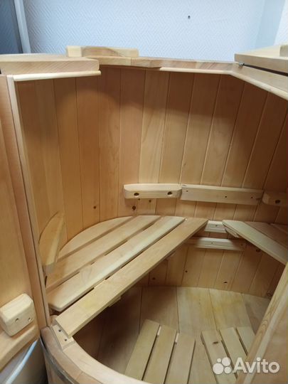 Кедровая фито-бочка на двоих