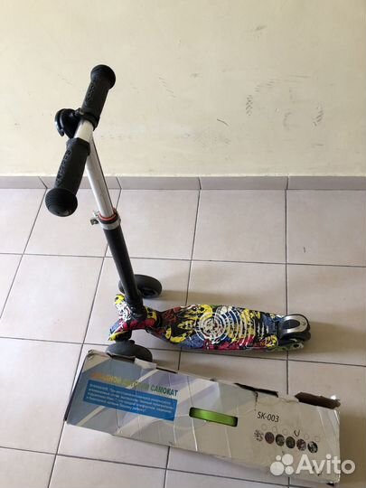 Самокат детский трехколесный