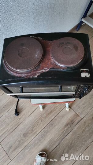 Настольная электрическая плита с духовкой