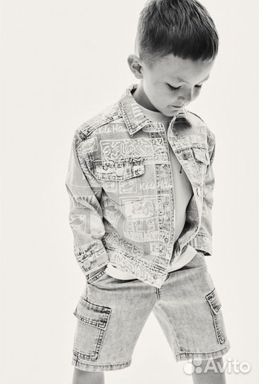 Джинсовая куртка hm на мальчика