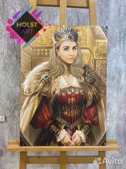 Портрет на холсте по фото