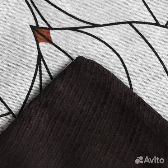 Постельное бельё Этель евро 'Black leaves' 200х215