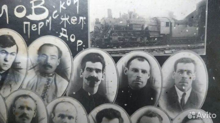 Фото 1928 год, железнодорожное депо