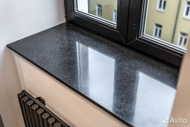 Подоконник с установкой