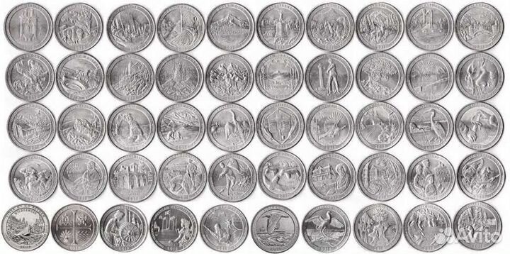 Набор квотеров Национальные парки