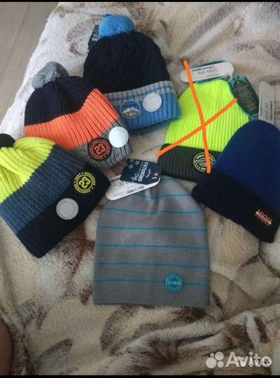 Шапки новые и б/у осень, зима