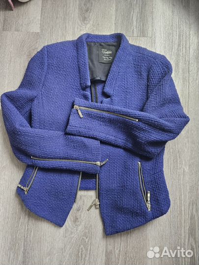 Жакет Zara твид размер XS-S