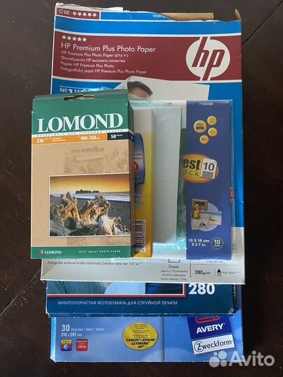 Фотобумага для струйного принтера б/у