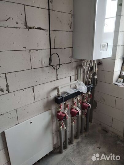 Монтаж отопление водоснабжение канализация