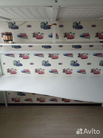 Кровать чердак IKEA со столом