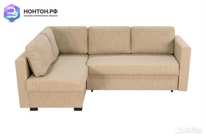 Диван угловой дельфин Джессика 2 бежевый