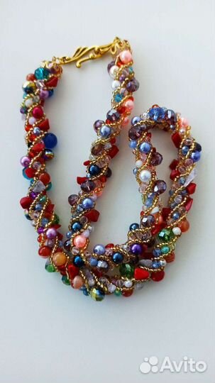 Колье Ералаш ручная работа