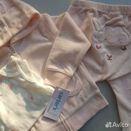 Комплект тройка Carters для девочки