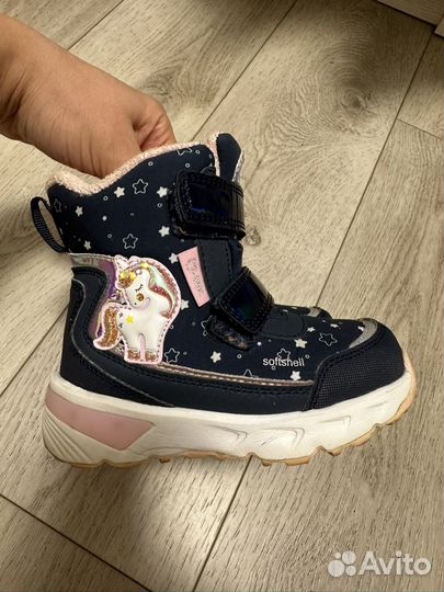 Ботинки зимние для девочки 24 котофей