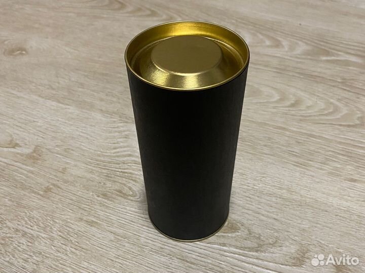 Картонный тубус черный