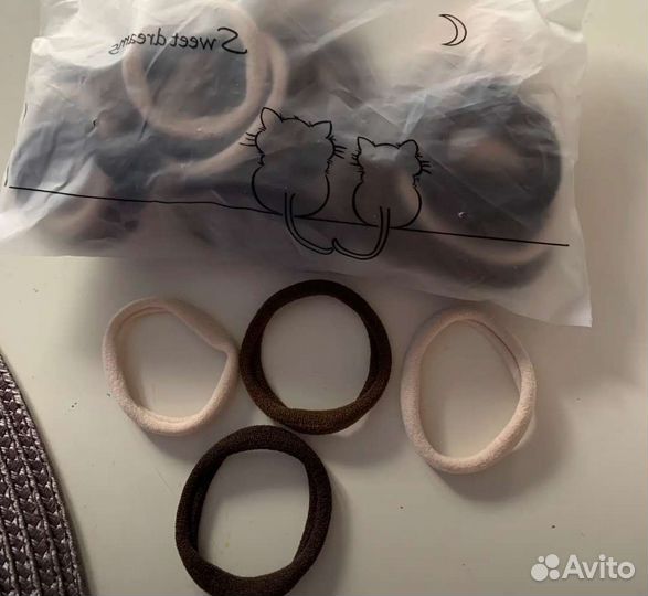 Резинки для волос 10 штук