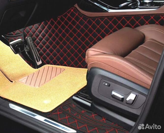 3D Коврики Lexus LS из Экокожи