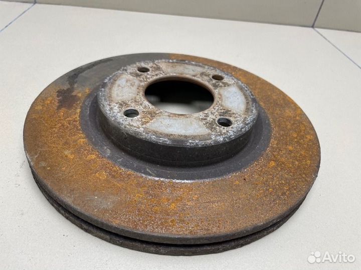 Диск тормозной вентилируемый передний Nissan Tiida