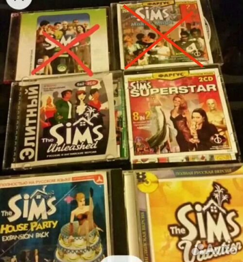CD диски Sims