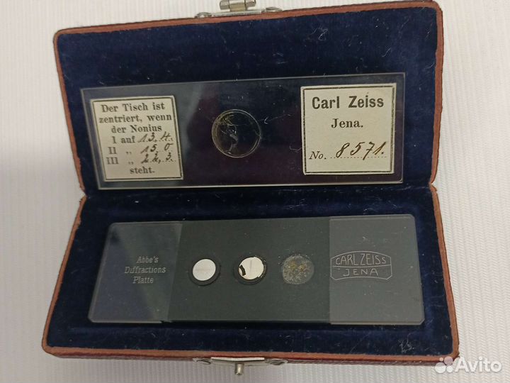 Микроскоп объект микрометры carl zeiss