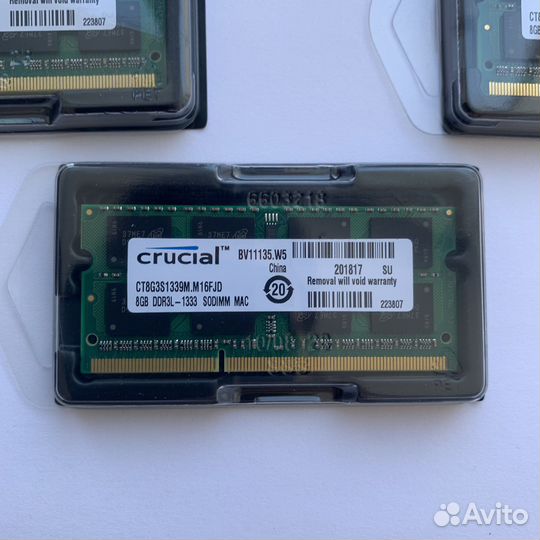 Crucial DDR3 8gb Оперативная память для ноутбука