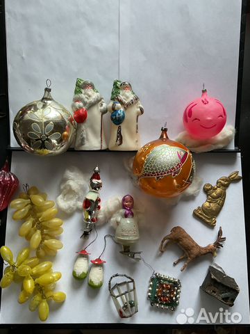 Елочные игрушки старинные купить в Москве | Хобби и отдых | Авито