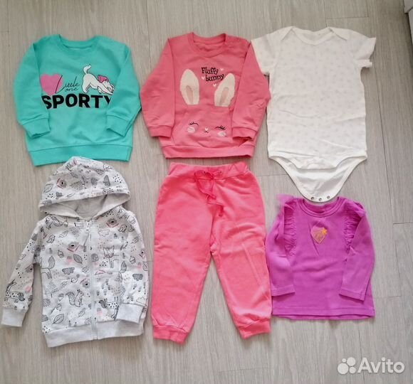 Вещи пакетом на девочку 92