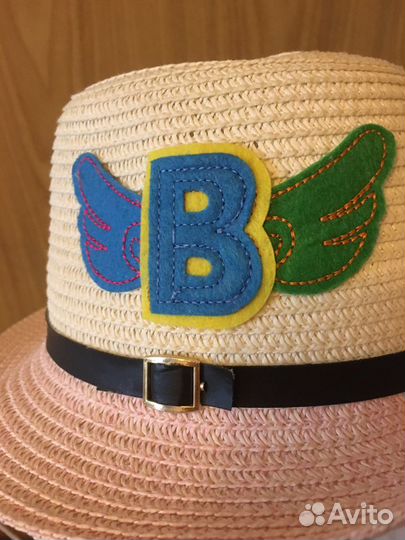 Соломенная шляпа детская