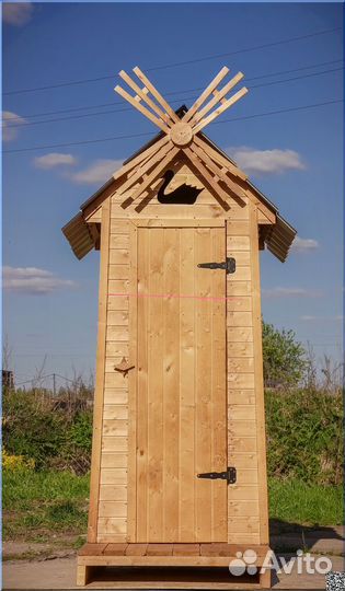Дачный туалет деревянный BAG341