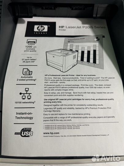 Принтер HP Laserjet p2015dn