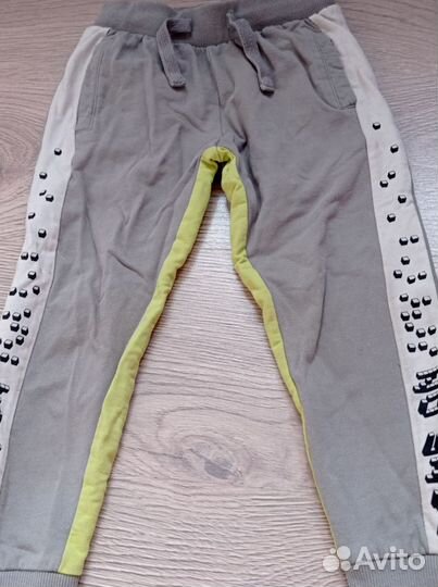 Штаны утеплённые для мальчика 2 штуки рост 116